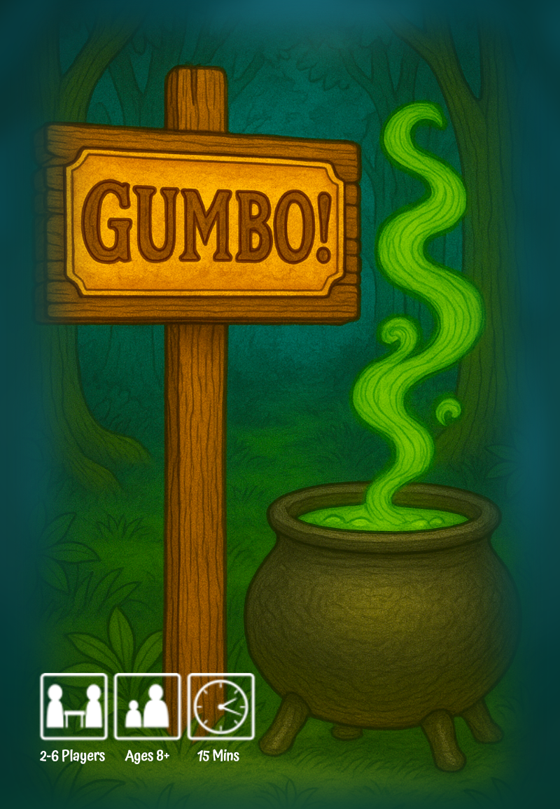 Gumbo! Game Box Front