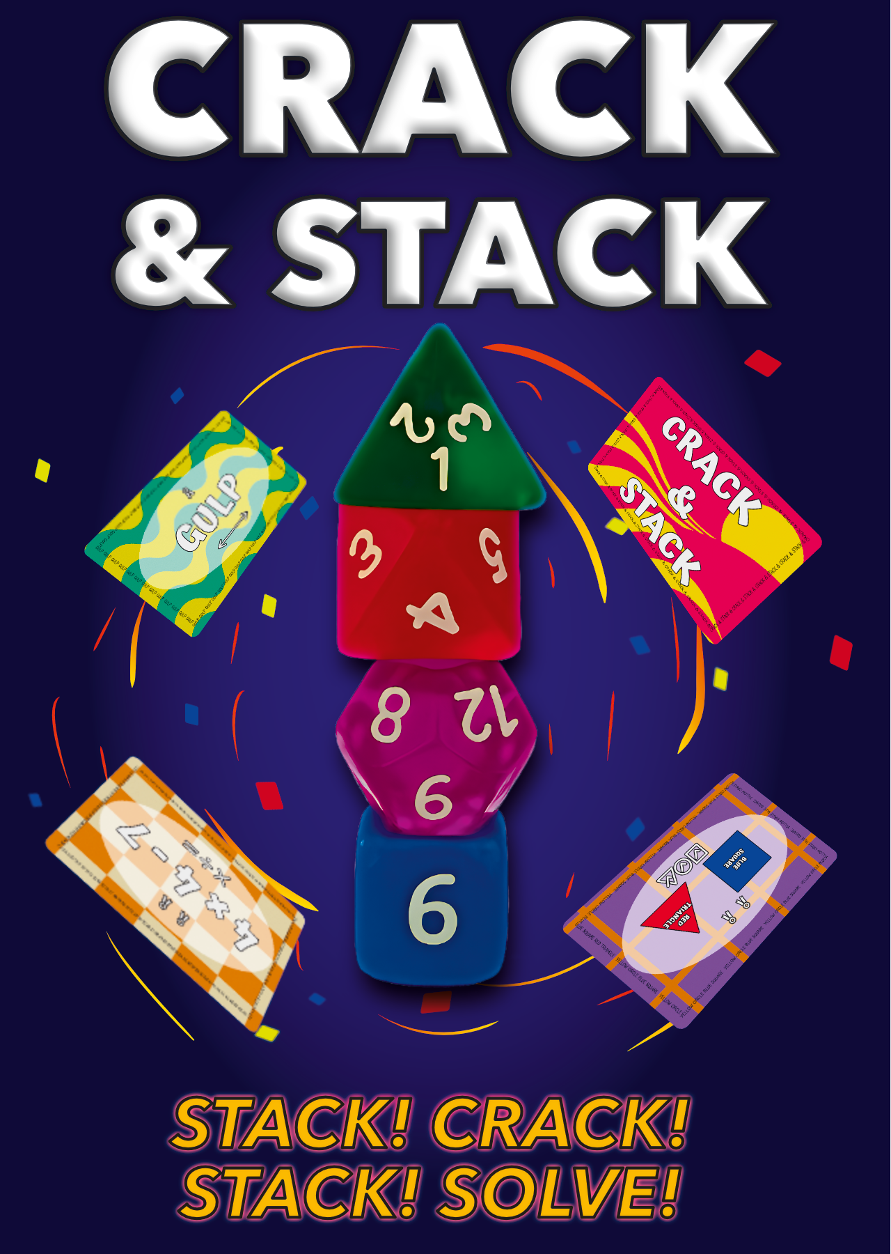 Point Stack Dice Crack & Stack Dice Puzzle Game - Triple Point Publishing Pre-Order